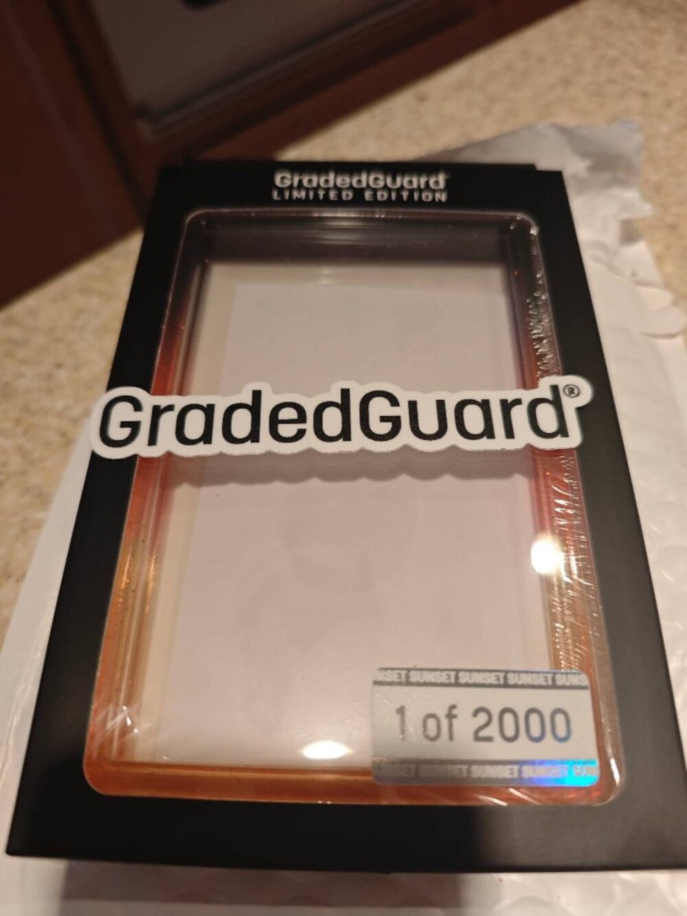 Graded Guard Limited Edition Sunset BGS case - 1/2000 - Brand New